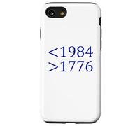 Moins 1984 Plus 1776 Libre Expression Premier amendement Coque pour iPhone SE (2020) / 7/8