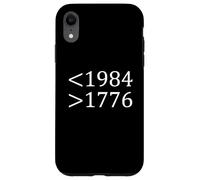 Moins 1984 Plus 1776 Libre Expression Premier amendement Coque pour iPhone XR