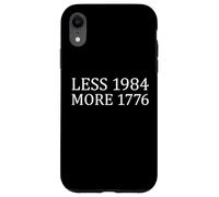 Moins 1984 Plus 1776 Libre Expression Premier amendement Coque pour iPhone XR