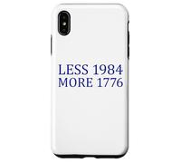 Moins 1984 Plus 1776 Libre Expression Premier amendement Coque pour iPhone XS Max