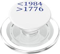 Moins 1984 Plus 1776 Libre Expression Premier amendement PopSockets PopGrip pour MagSafe
