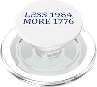 Moins 1984 Plus 1776 Libre Expression Premier amendement PopSockets PopGrip pour MagSafe
