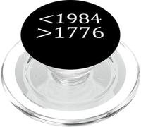 Moins 1984 Plus 1776 Libre Expression Premier amendement PopSockets PopGrip pour MagSafe