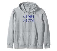 Moins 1984 Plus 1776 Libre Expression Premier amendement Sweat à Capuche
