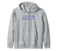 Moins 1984 Plus 1776 Libre Expression Premier amendement Sweat à Capuche