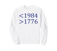 Moins 1984 Plus 1776 Libre Expression Premier amendement Sweatshirt