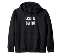 Moins C'est Mieux Minimaliste Sweat à Capuche