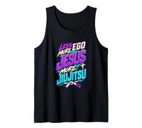 Moins d’Ego Plus de Jésus BJJ Jiu Jitsu Foi chrétienne Débardeur