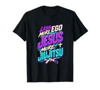 Moins d’Ego Plus de Jésus BJJ Jiu Jitsu Foi chrétienne T-Shirt