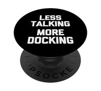 Moins de Parler (Plus d'amarrage) - Dire drôle Gay Pride Men Gay PopSockets PopGrip Adhésif