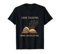 Moins de Parler Plus de calculer Vintage STEM Math Design T-Shirt