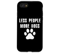 Moins de personnes, plus de chiens, chiots et chiens, amour Coque pour iPhone SE (2020) / 7 / 8