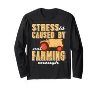 Moins de Stress grâce à la Vie Rurale à Plein Temps Manche Longue