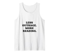 Moins d'indignation Plus de Lecture Débardeur