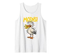 Moins Mouette Folle avec Frites dans Le Bec Mer du Nord Débardeur