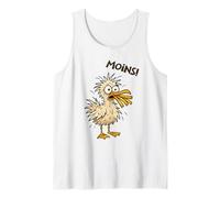 Moins Mouette Folle avec Frites dans Le Bec Mer du Nord Débardeur