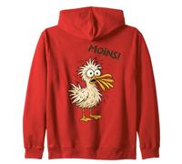 Moins Mouette Folle avec Frites dans Le Bec Mer du Nord Sweat à Capuche