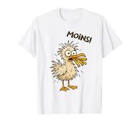 Moins Mouette Folle avec Frites dans Le Bec Mer du Nord T-Shirt