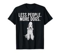 Moins Personne Plus Chiens Bedlington Terrier T-Shirt