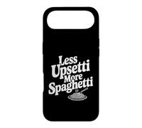 Moins Upsetti More Spaghetti Pasta Lover Humour Coque pour iPhone Air