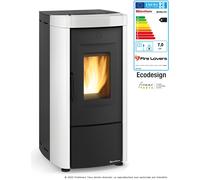 Nordica Extraflame Poêle à granulés MOIRAEVOBLANC Moira Evo 7 kWatts Blanc