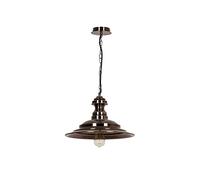 Moira Lighting by homemania Vintage Lampe à suspension e27, 100 W, Argent vieilli, 39 x 28 cm Câble 110 cm, 65 unités