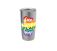 Mois de la fierté gay lesbienne LGBT dans ses bras Gobelet isotherme en acier inoxydable double paroi