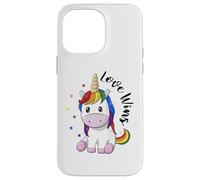 Mois de la fierté Gay Lesbienne LGBT : Unicorn Love gagne l'égalité Coque pour iPhone 14 Pro Max