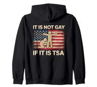 Mois de la fierté LGBT Gay | Humour de sécurité de l'aéroport TSA non gay Sweat à Capuche