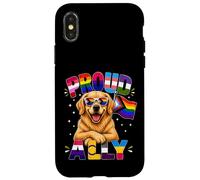 Mois de la fierté LGBTQ de Proud Ally Dog Coque pour iPhone X/XS