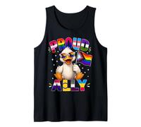 Mois de la fierté LGBTQ de Proud Ally Duck Débardeur