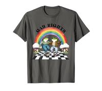 Mois de la fierté LGBTQ - Grenouilles dansantes mignonnes pour les droits des homosexuels LGBT Pride T-Shirt