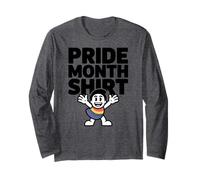 Mois de la fierté - Mascotte Arc-en-Ciel - Défilé LGBTQ Queer Manche Longue