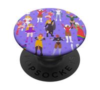 Mois de la Gay Pride Drag Queen LGBT transwomen Queer LGBTQ Trans PopSockets PopGrip Adhésif