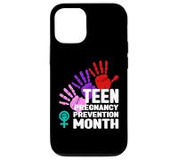 Mois de la prévention de la Grossesse chez Les Adolescentes Coque pour iPhone 12/12 Pro