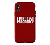 Mois de la prévention de la Grossesse chez Les Adolescentes - I Beat Teen Pregnancy Coque pour iPhone X/XS