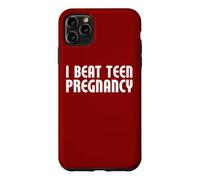 Mois de la prévention de la Grossesse chez Les Adolescentes - I Beat Teen Pregnancy Coque pour iPhone 11 Pro Max