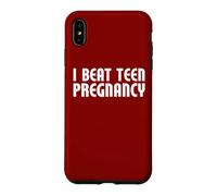 Mois de la prévention de la Grossesse chez Les Adolescentes - I Beat Teen Pregnancy Coque pour iPhone XS Max
