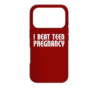 Mois de la prévention de la Grossesse chez Les Adolescentes - I Beat Teen Pregnancy Coque pour iPhone 17 Pro
