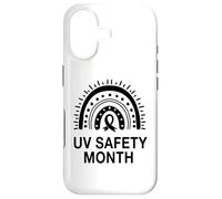 Mois de la sécurité UV Boho Rainbow - Prévention du Cancer de la Peau Coque pour iPhone 17