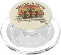 Mois de l'histoire chrétienne des Noirs enracinés dans PopSockets PopGrip pour MagSafe