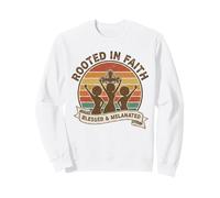 Mois de l'histoire chrétienne des Noirs enracinés dans Sweatshirt