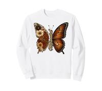 Mois de l'histoire des Fleurs et des Papillons mélanés Sweatshirt