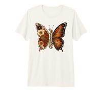 Mois de l'histoire des Fleurs et des Papillons mélanés T-Shirt Haut de Gamme