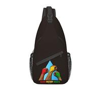 Mois de l'histoire des Noirs 2023 Sac à bandoulière randonnée Sac à Dos bandoulière Sac à Dos à bandoulière Voyage Poitrine Pack pour Hommes Femmes