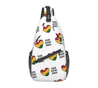 Mois de l'histoire des Noirs 2023 Sac à bandoulière randonnée Sac à Dos bandoulière Sac à Dos à bandoulière Voyage Poitrine Pack pour Hommes Femmes