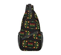 Mois de l'histoire des Noirs 2023 Sac à bandoulière randonnée Sac à Dos bandoulière Sac à Dos à bandoulière Voyage Poitrine Pack pour Hommes Femmes