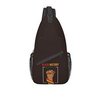 Mois de l'histoire des Noirs 2023 Sac à bandoulière randonnée Sac à Dos bandoulière Sac à Dos à bandoulière Voyage Poitrine Pack pour Hommes Femmes