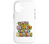 Mois de l'histoire des Noirs 2026 Afro-Américains Freedom Pride Coque pour iPhone 16