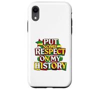 Mois de l'histoire des Noirs 2026 Afro-Américains Freedom Pride Coque pour iPhone XR
